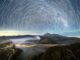 Foto Star Trail Di Gunung Bromo